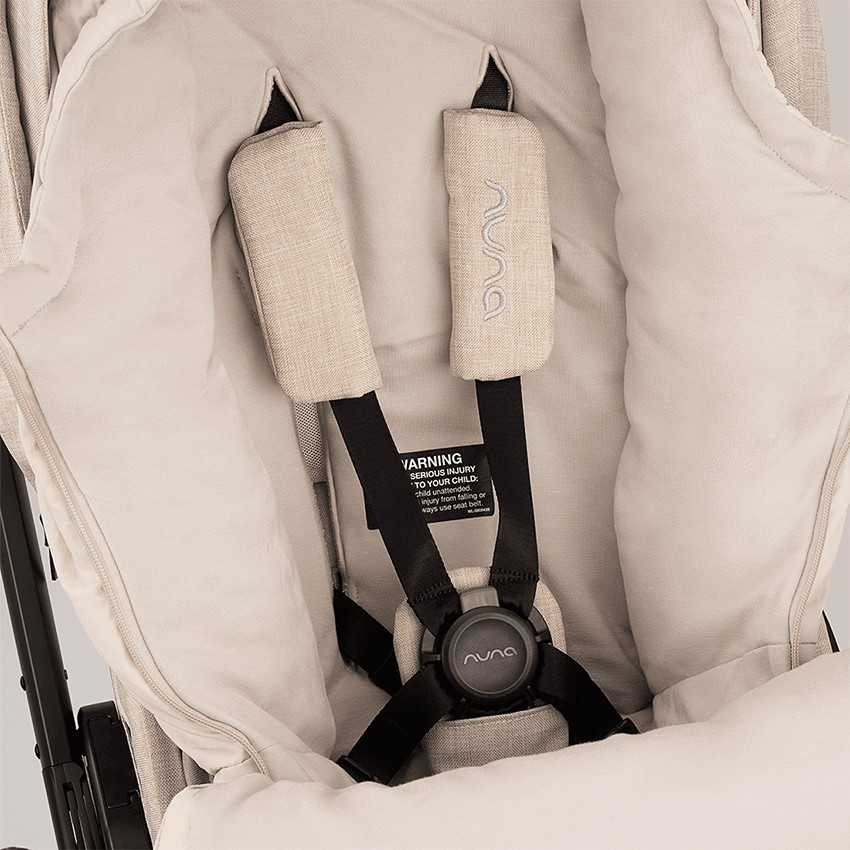 Kit hiver pour poussettes Nuna avec chancelière + moufles biscotti 