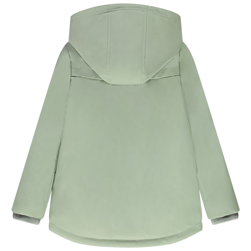 Parka gomme déperlante doublure sherpa pour fille 