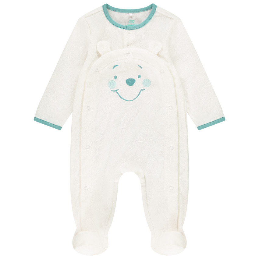 Dors-bien manches longues en velours Winnie Disney pour bébé garçon 