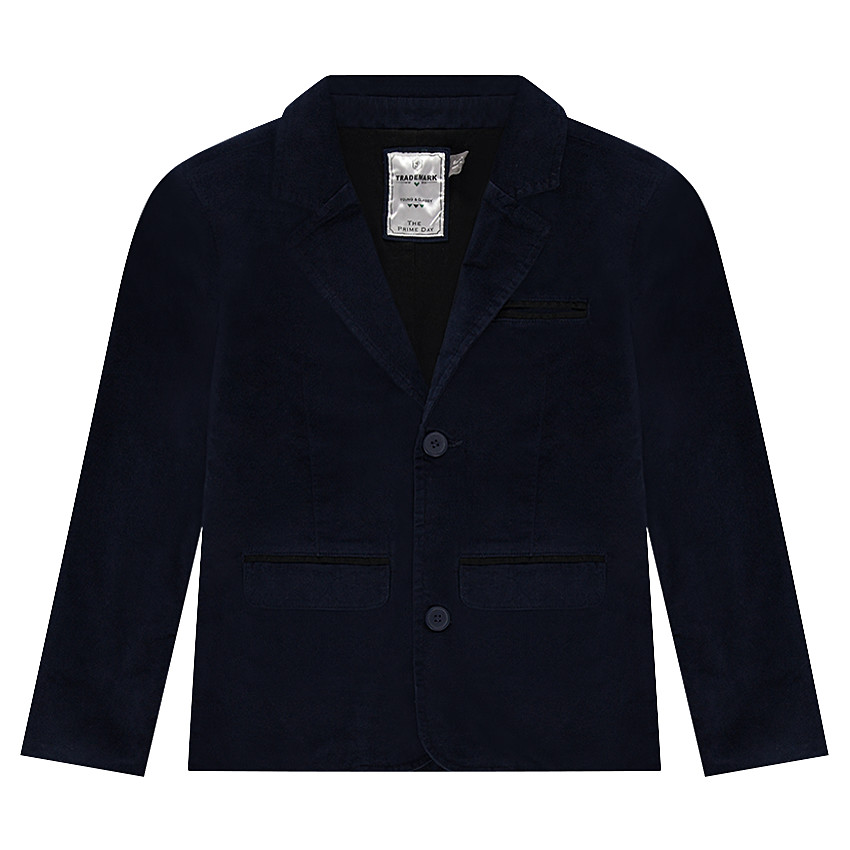 Junior - Blazer en velours avec doublure en satin 