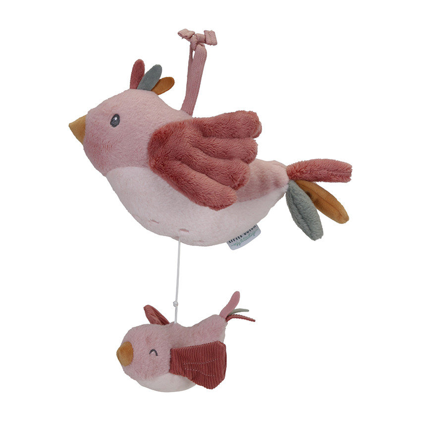 Peluche musicale oiseaux Flowers & Butterflies 