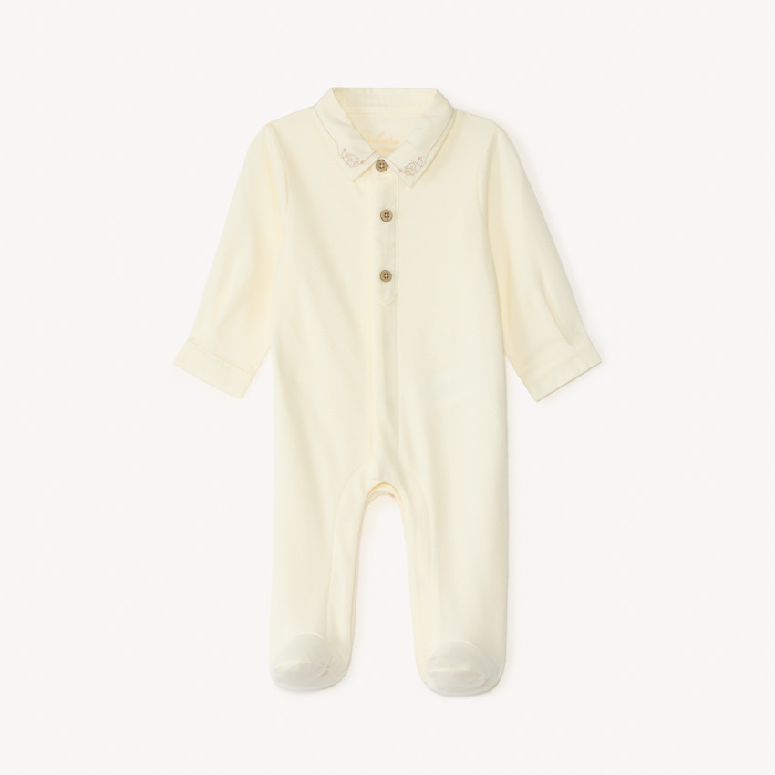 Dors-bien manches longues col polo pour bébé garçon