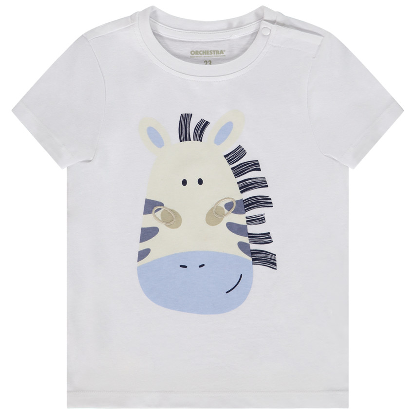 T-shirt manches courtes print animal pour bébé garçon 