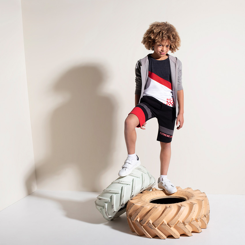 Junior - Débardeur en jersey et avec bandes en mesh 