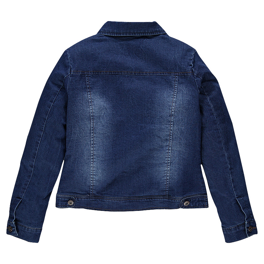 Junior - Veste en jeans doublée sherpa  