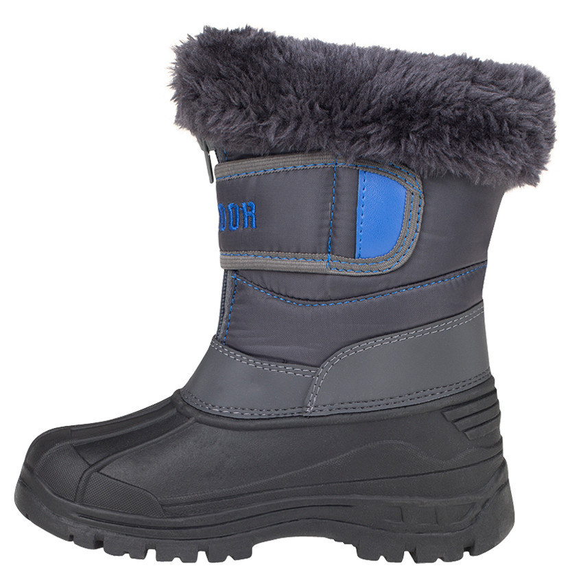 Après-ski à zip et scratch avec faussue fourrure du 28 au 35 