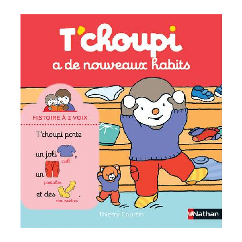 Livre T'choupi a de nouveaux habits  