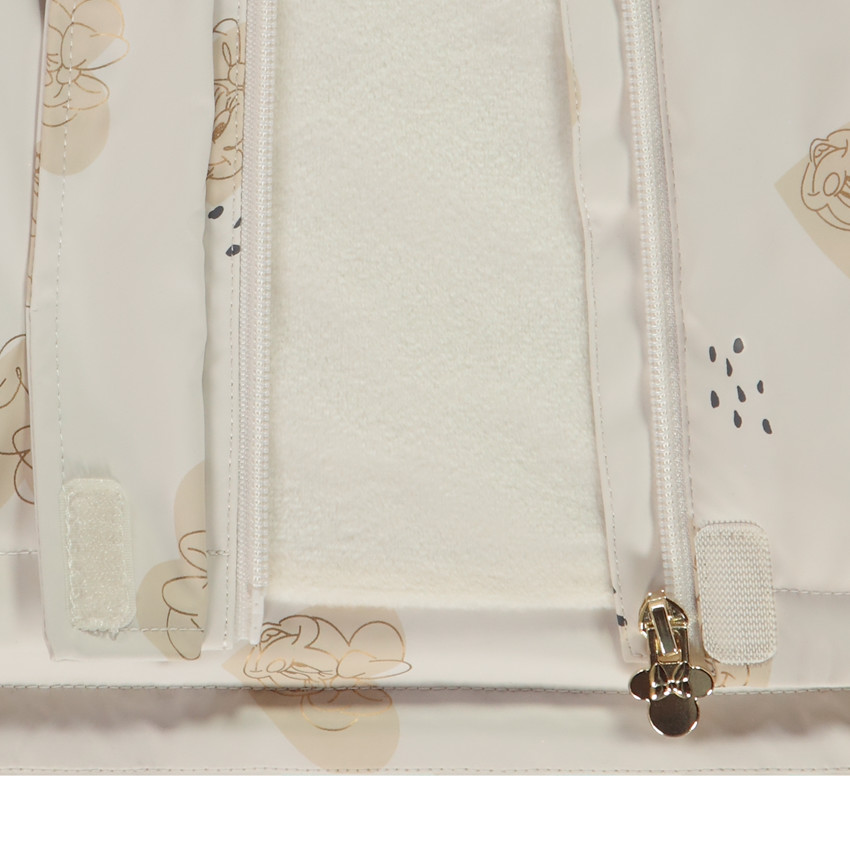 Parka gomme ludique imprimé Minnie Disney pour bébé fille 
