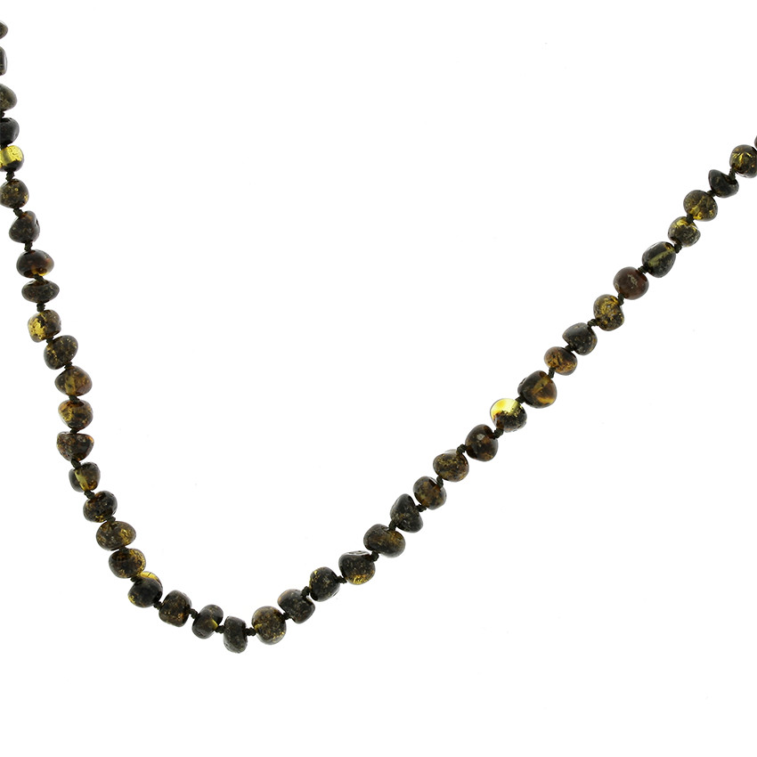 Collier d'ambre pour adulte à vis gray 