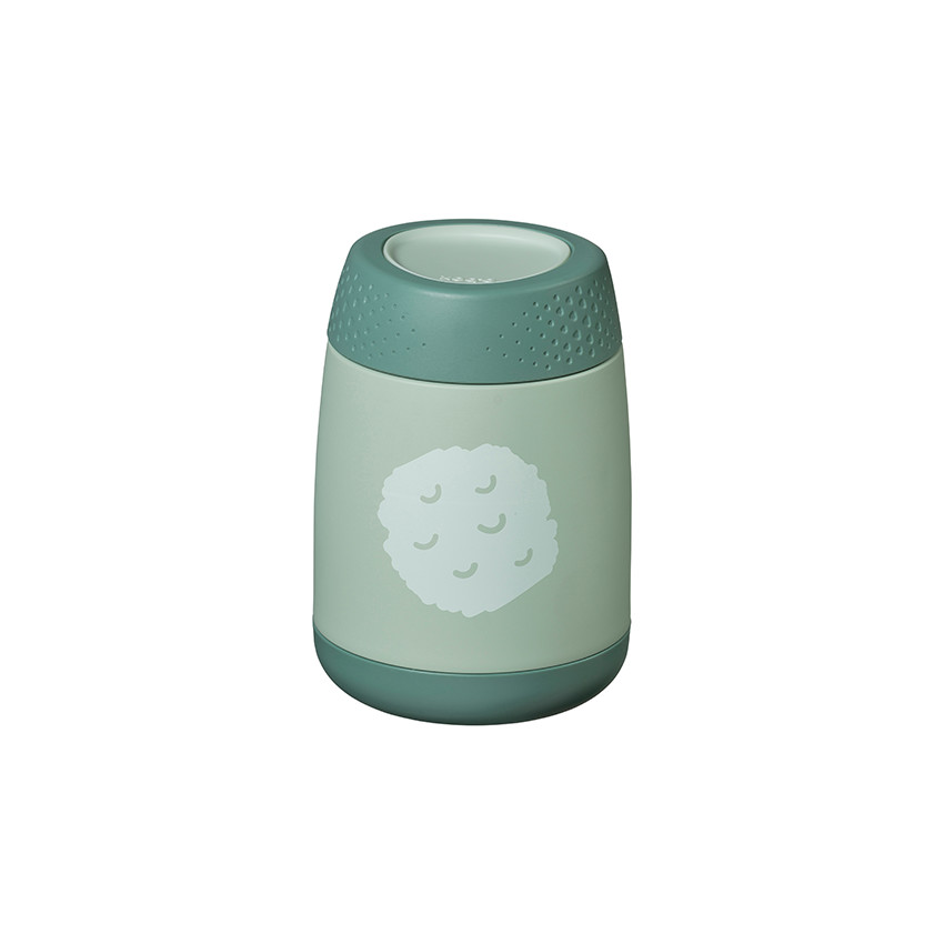 Lunchbox isotherme en inox vert Bunny 120 ml 