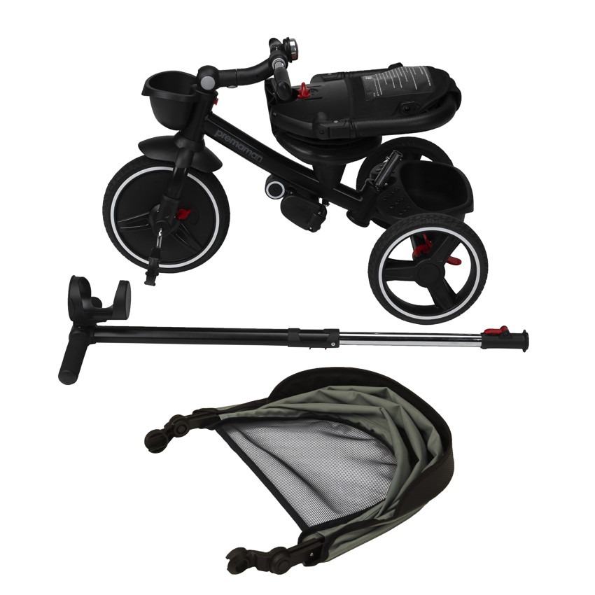 Tricycle évolutif Triky 5 en 1 vert 