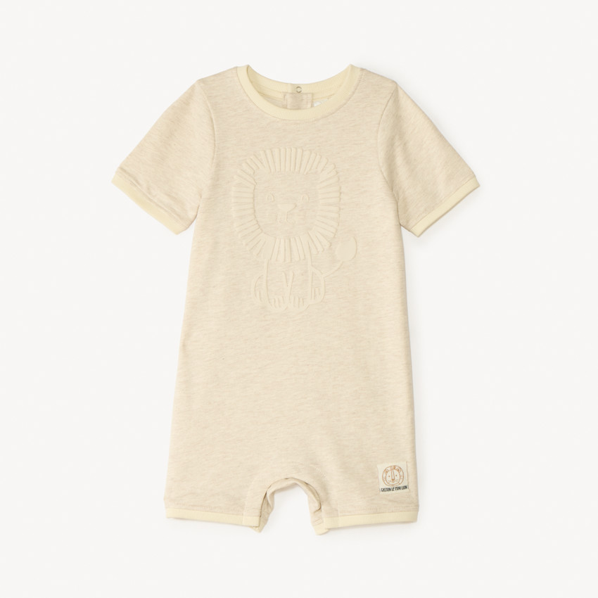 Combinaison courte print Lion pour bébé garçon 