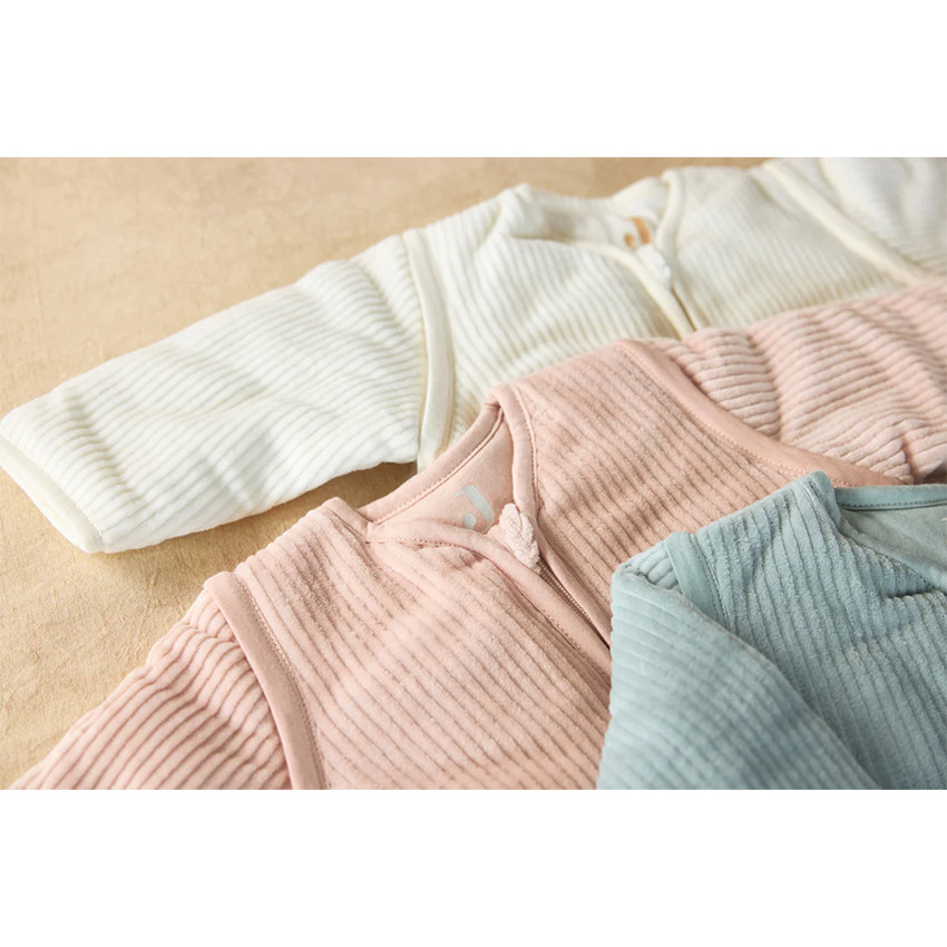 Gigoteuse manches amovibles 90cm 4 saisons Rib Ivory 