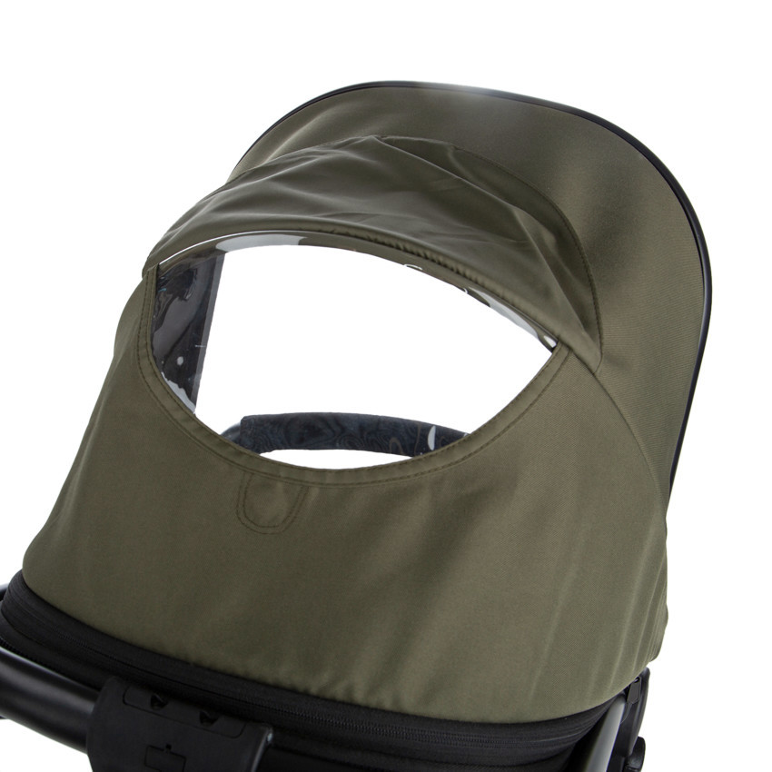 Poussette duo Théa 2 en 1 kaki/noir 