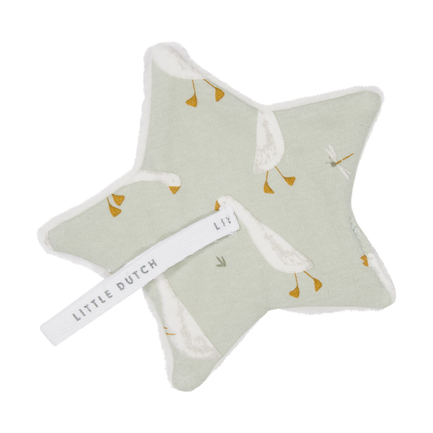 Doudou étoile attache-sucette Little Goose 