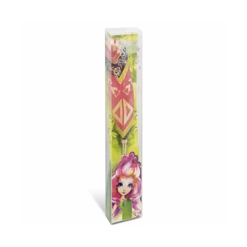 Stylo à bille avec plume décorative (modèle aléatoire) 