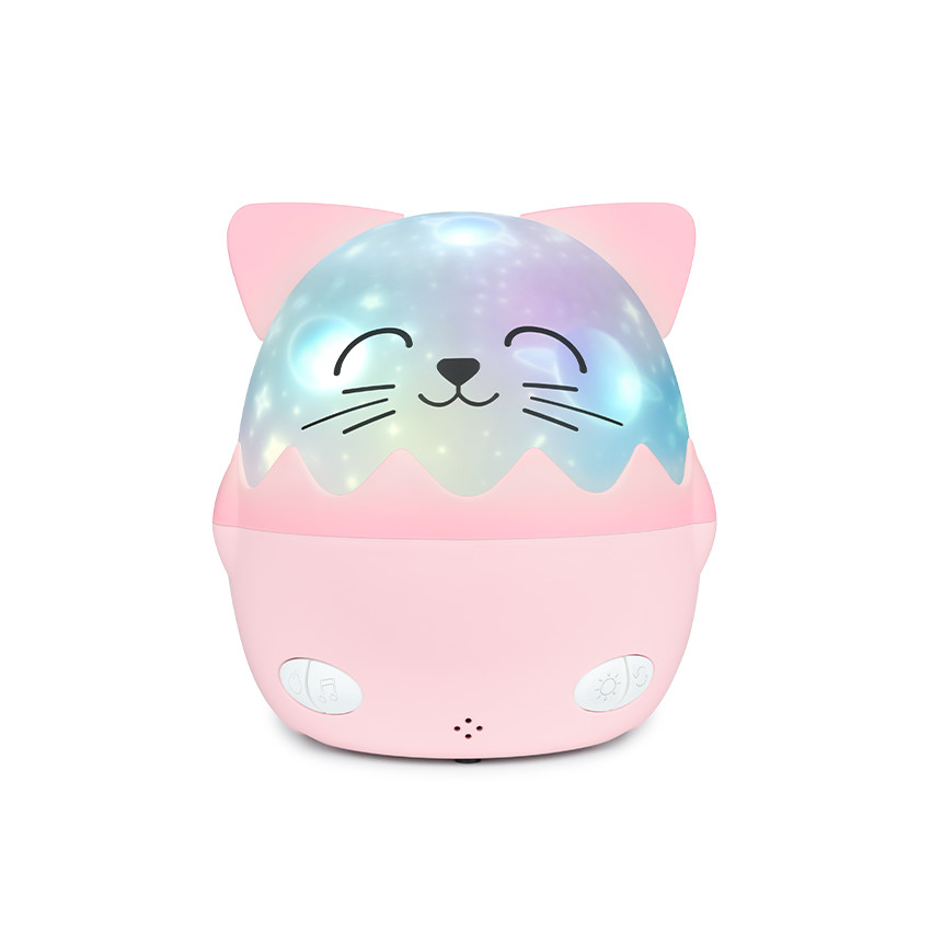 Veilleuse musicale sans fil avec projection Mia le chat