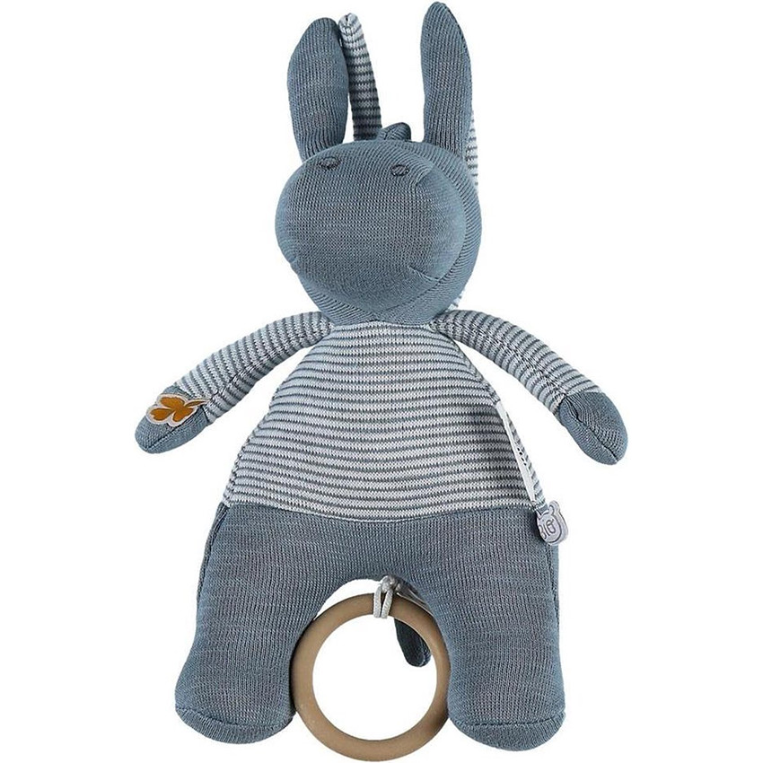 Peluche mini-musical Paco en coton - Bleu 