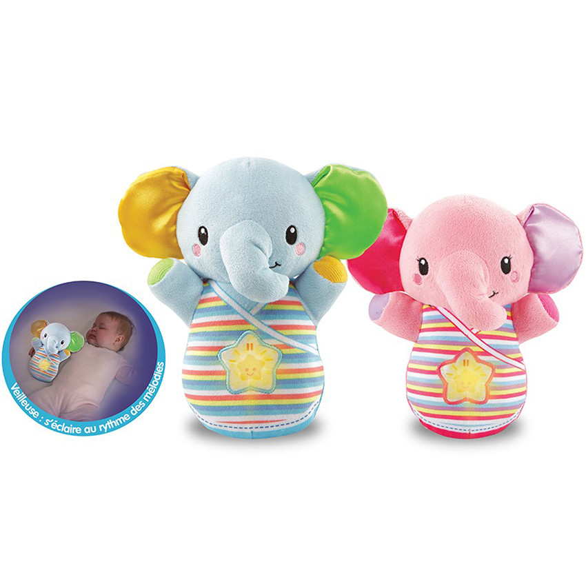 Peluche Elephanteau dodo bleu Main Peluche Elephanteau dodo bleu
