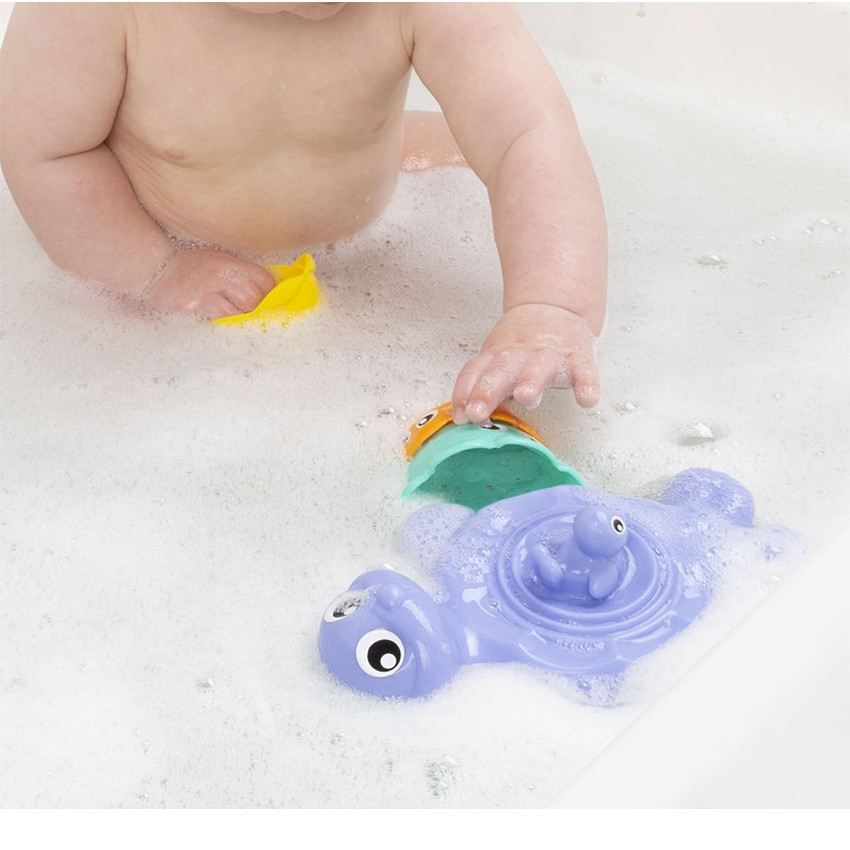 Jolis jouets de bain pour bébés tortues nageuses jouet de - Temu
