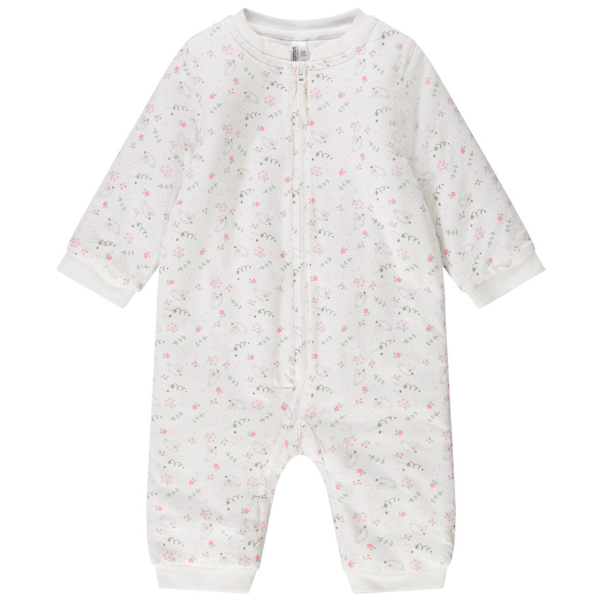 Surpyjama ouatiné imprimé lapins pour bébé fille 