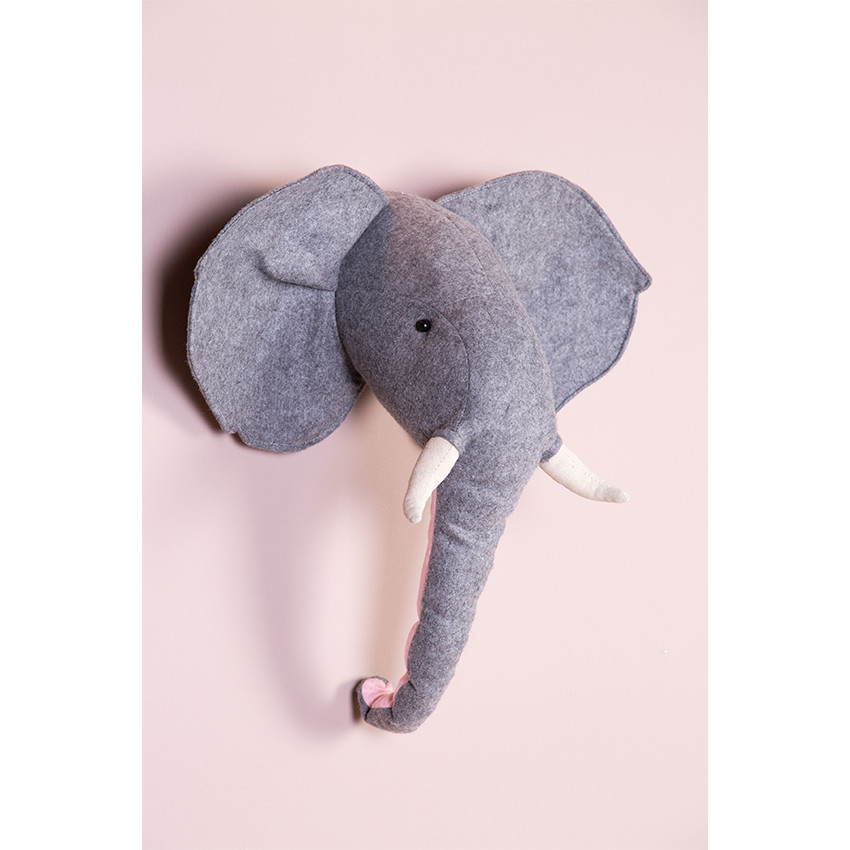 Décoration murale en feutre - Éléphant  