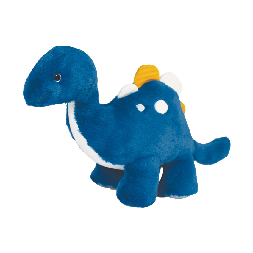 Peluche Hello le Dino 40 cm - Bleu Main Peluche Hello le Dino 40 cm - Bleu
