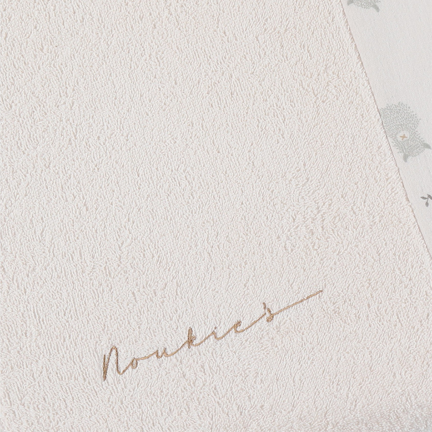 Housse de matelas à langer imprimé Fluffy écru 