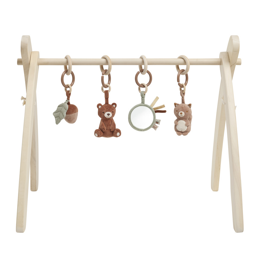 Set de 4 jouets à suspendre pour arche d'éveil Roi des Forêts 