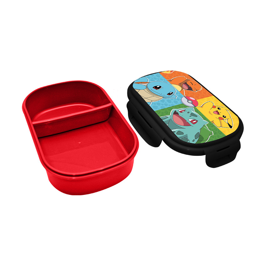 Lunchbox compartimentée avec couvert Pokémon 