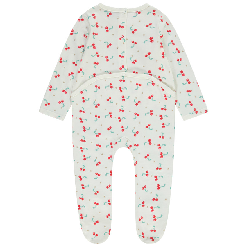 Dors bien bébé fille en tubique fleuri 2730037000