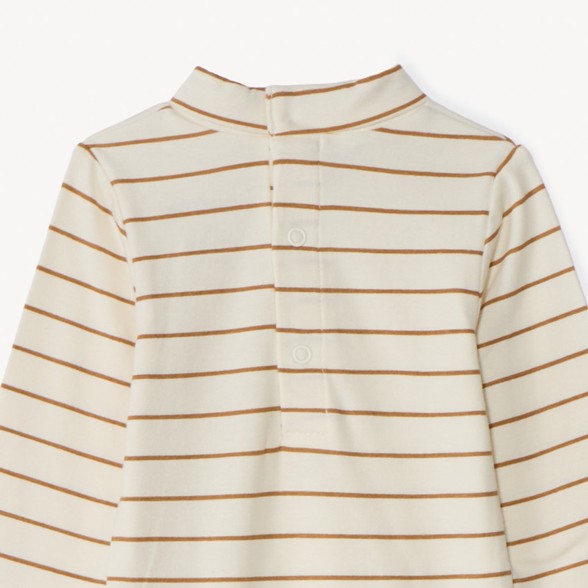 Lot de 2 bodies manches longues à col roulé pour bébé 