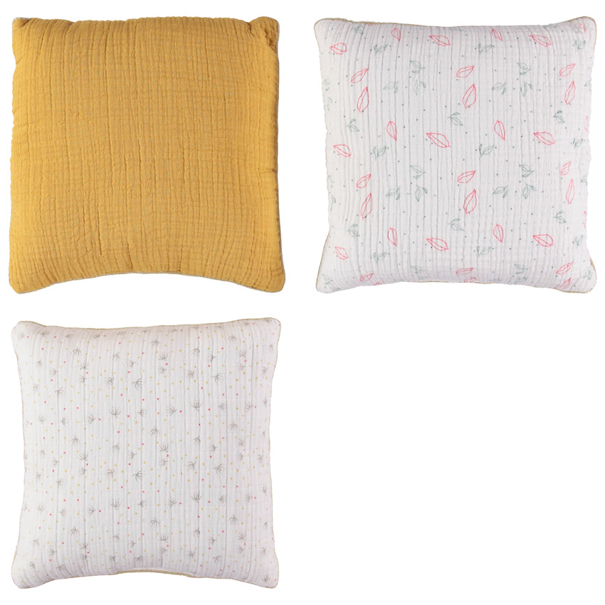 Coussin décoratif en tétra modulable en tour de lit ou de parc 