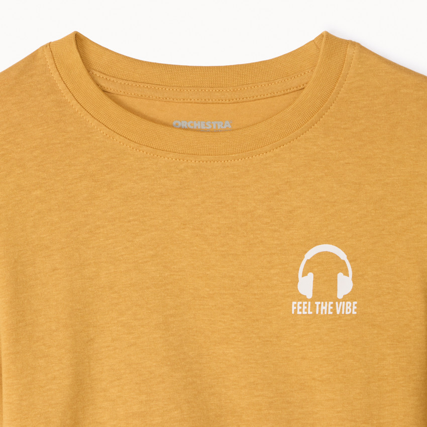 Lot de 3 t-shirts manches longues unis pour garçon 