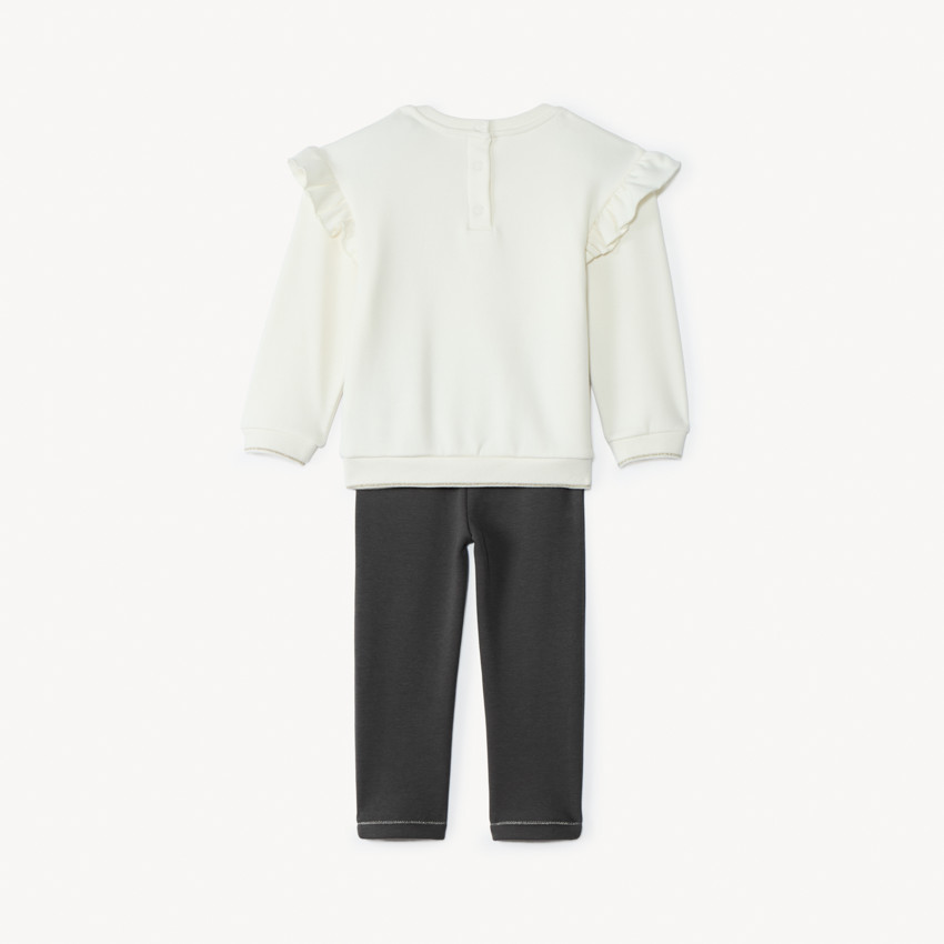 Ensemble jogging motif papillon pour bébé fille 