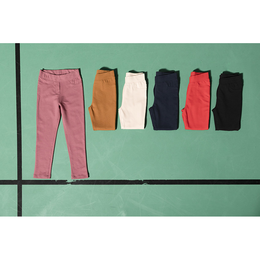 Jegging en molleton uni pour fille 