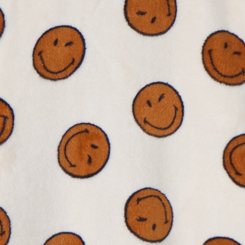 Surpyjama en sherpa imprimé SmileyWorld pour garçon 