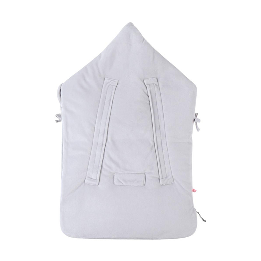 Nid d'ange en veloudoux Kendi Gris