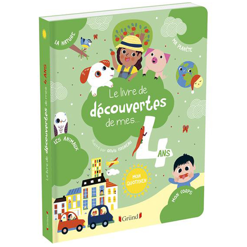 Livre découvertes de mes 4 ans 
