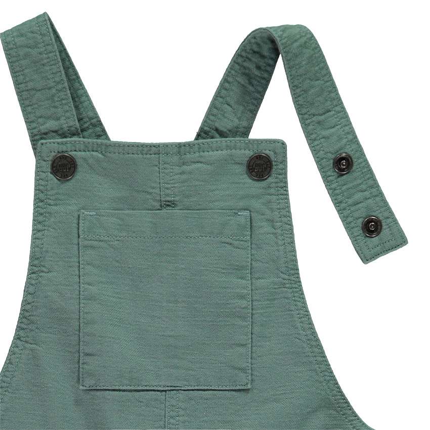 Salopette longue unie à poches pour bébé garçon 