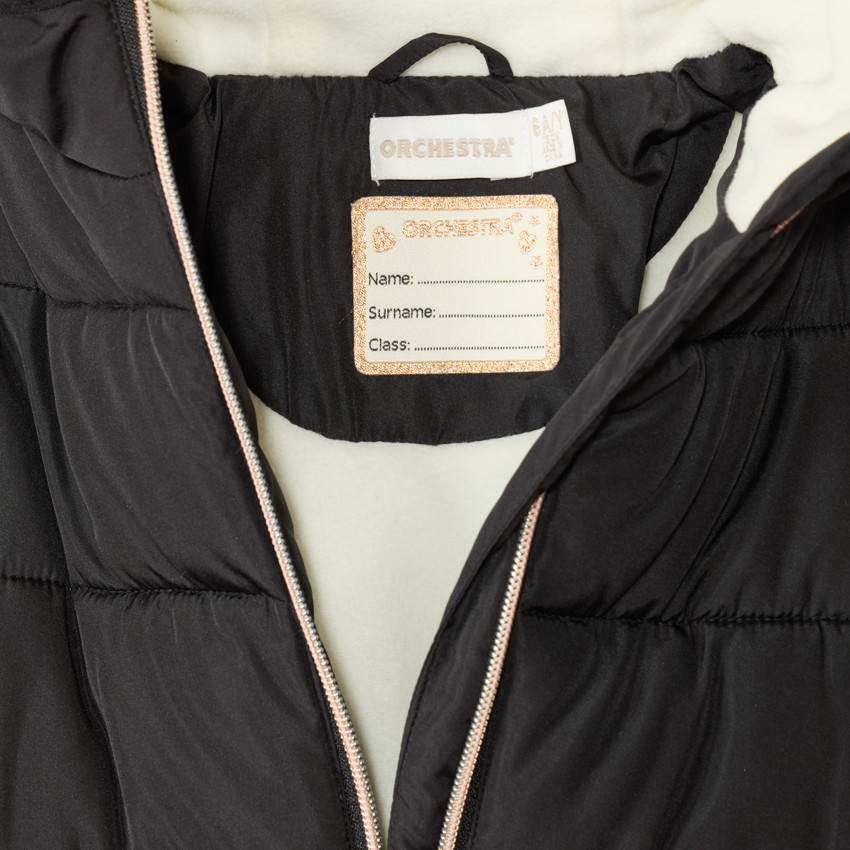 Doudoune matelassée et doublée micropolaire pour fille 