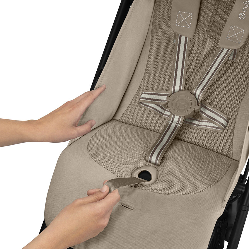 Poussette ultra-compacte Libelle 2024 taupe/stormy blue 
