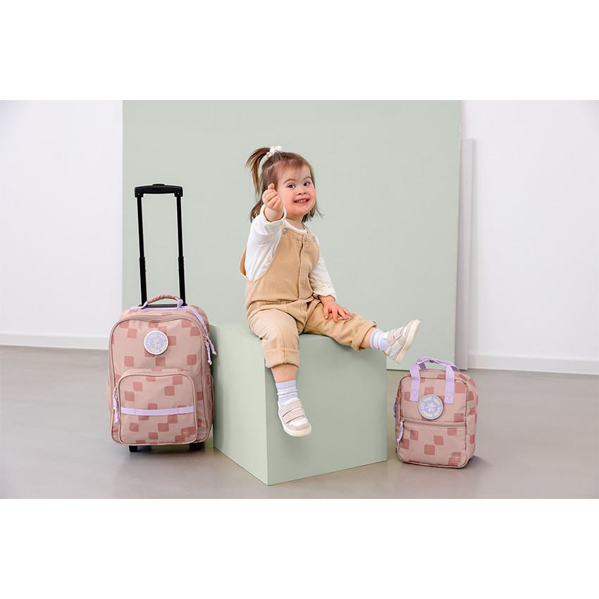 Sac à dos enfant Mini Patern carré Party Rose 