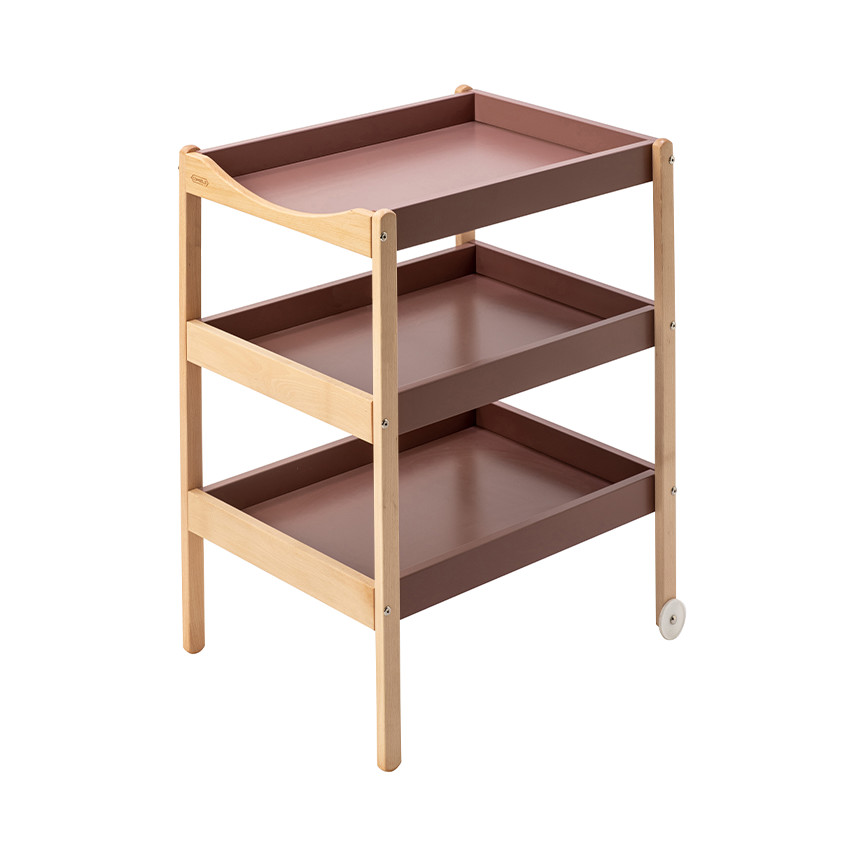 Table à langer Margot hybride vieux rose 