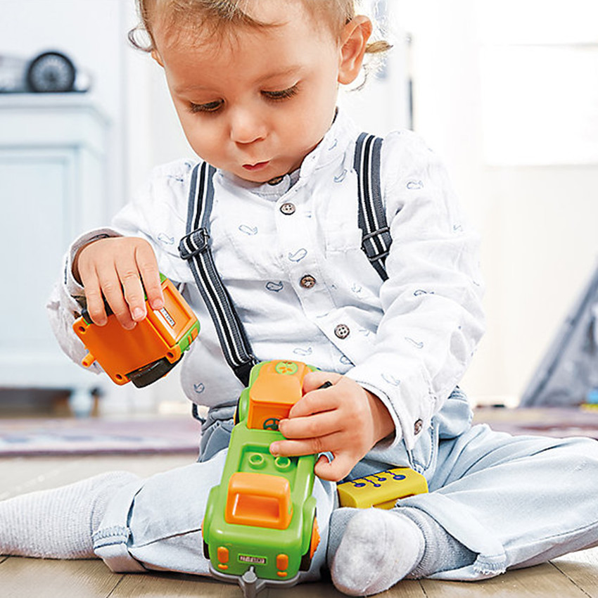 Véhicule 3 parties à assembler tracteur avec benne Frank Farmy 