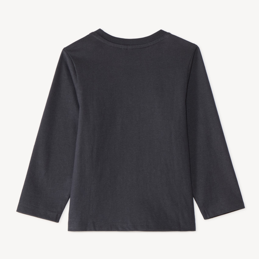 T shirt bébé à manches longues et motifs de Noël en relief 