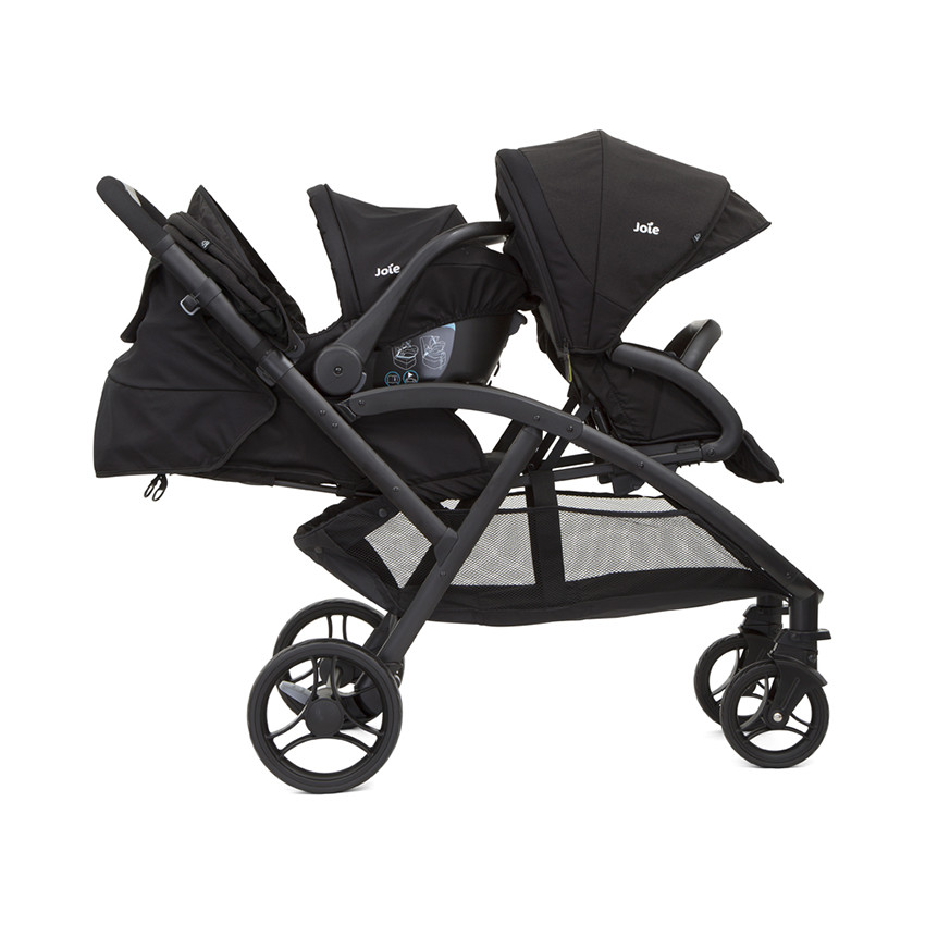 Poussette double pour jumeaux Evalite Duo shale 