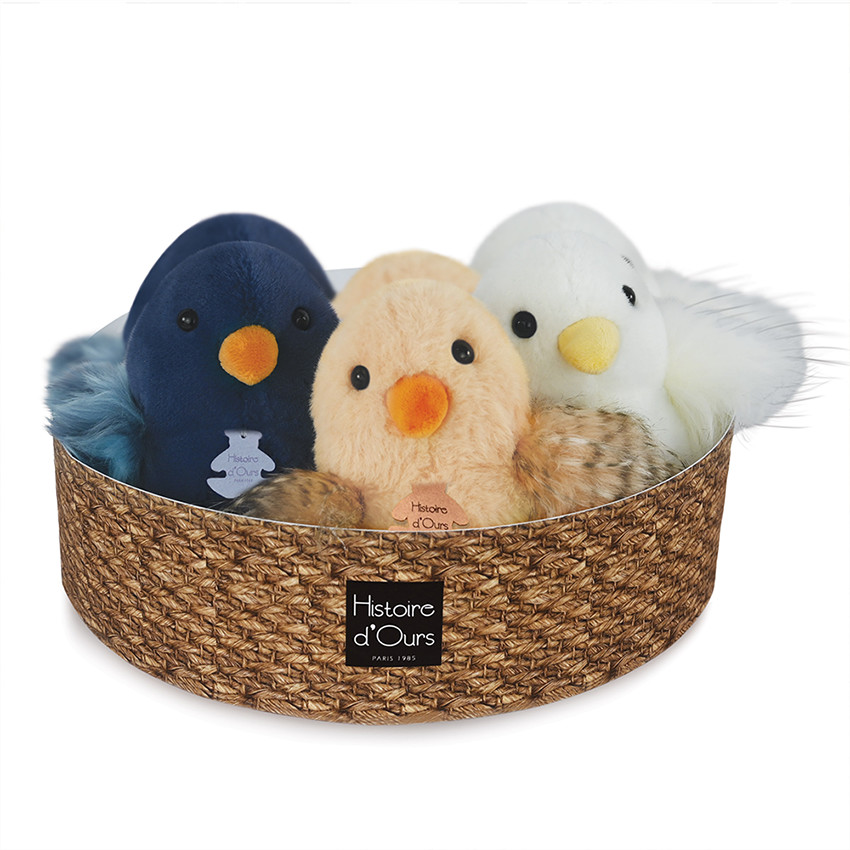 Peluche Poussins 15cm Ass.