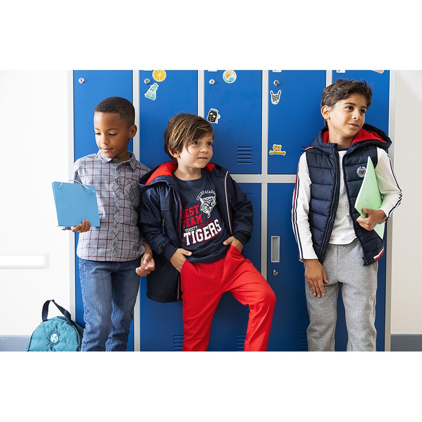 Jean slim avec ceinture pour garçon 