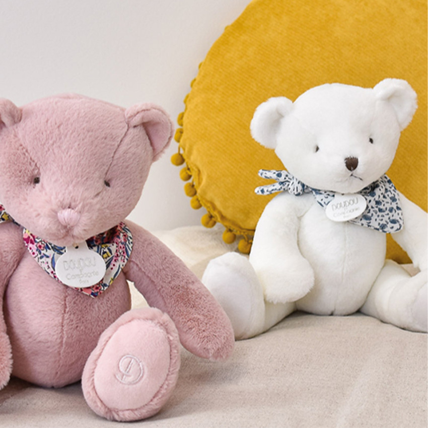 Ours en peluche 25 cm blanc 